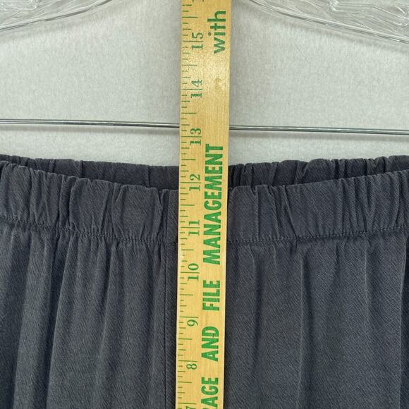 NATALIE BUSBY Pants M Tencel Viscose Get Going Joggers Slim Slouchy Gray USA - Picture 12 of 14